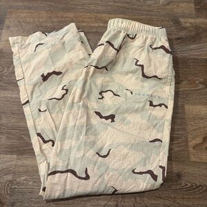 YoungLA 201 Off The Grid Camo Pants Mesh Lined Tactical Streetwear Men’s Large